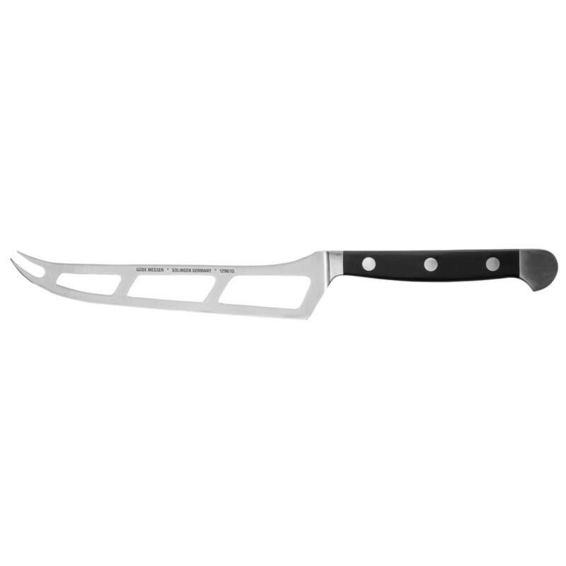 GÜDE Käsemesser Stahl C701129015 Schwarz, Silber
