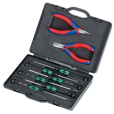 Knipex Zangen-Set 00 20 18 Schwarz