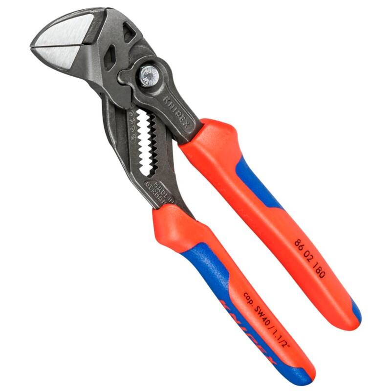 Knipex Zangenschlüssel 86 02 180 Rot, Blau
