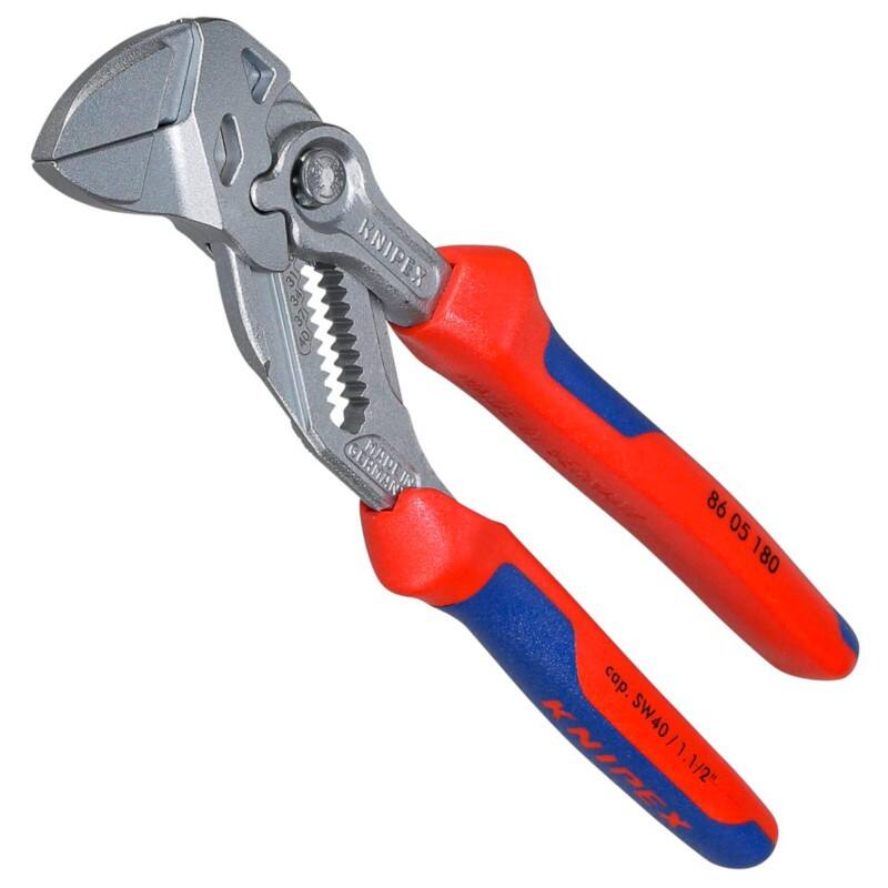 Knipex Zangenschlüssel 86 05 180 Rot, Blau