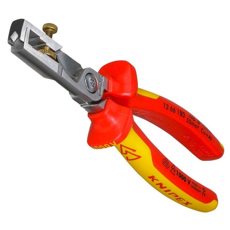 Knipex StriXAbisolierzangen mit Kabelschere 13 66 180