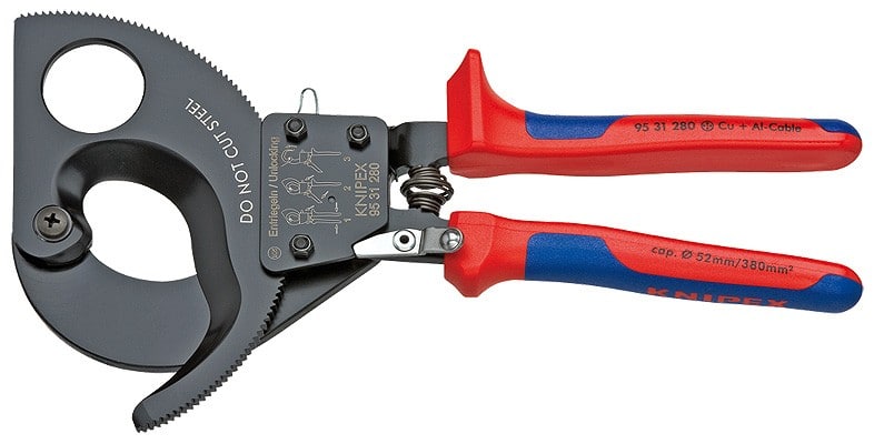 Knipex Kabelschneider 95 31 280 Rot, Blau