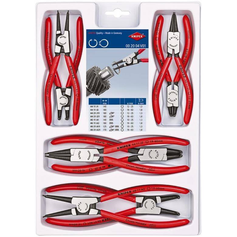Knipex Sicherungsringzange 00 20 04 V01 Rot