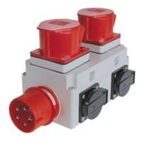 Holzmann Anlaufautomatik für Absauggeräte ALA1_400V Rot, Schwarz