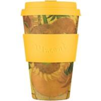 Ecoffee Cup Mehrweg Becher Vincent van Gogh's Sonnenblumen 400 ml Mehrfarbig