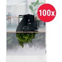 Leitz Klarsichthülle DIN A4 Transparent Recycelt 90% PP (Polypropylen) 140 Mikron 100 Stück