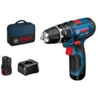 Bosch Schlagbohrschrauber GSB 12V-15 Vorteils-Set 06019B690H 06019B690H Blau, Schwarz
