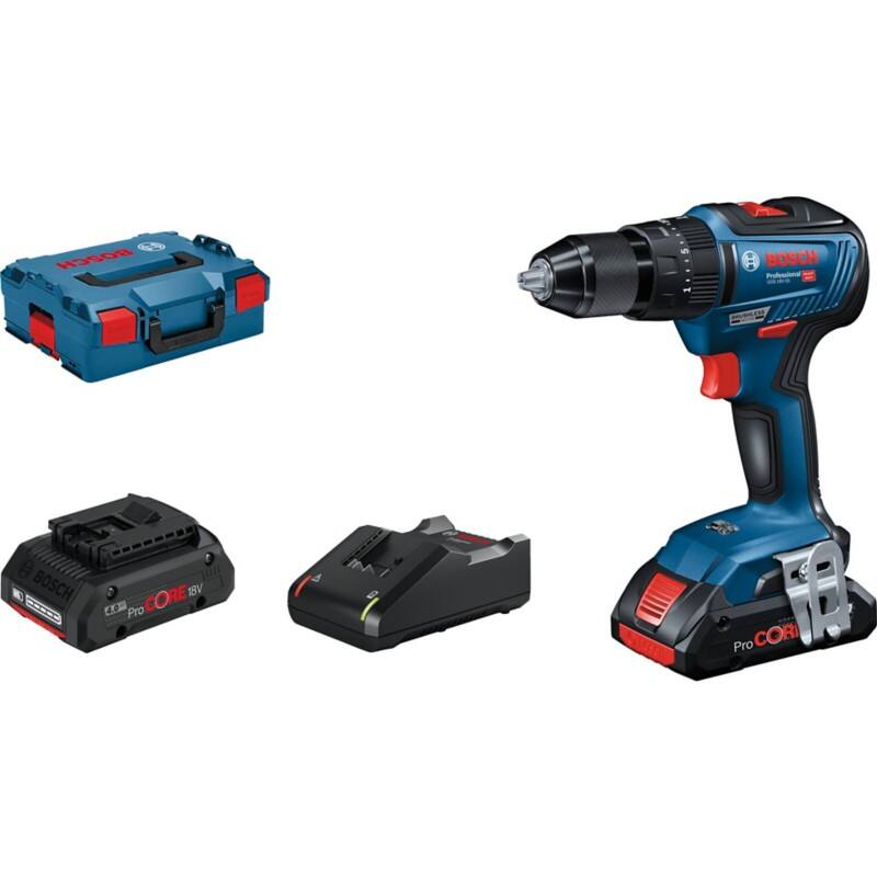 Bosch Schlagbohrschrauber GSB 18V-55 06019H5304 Blau, Schwarz
