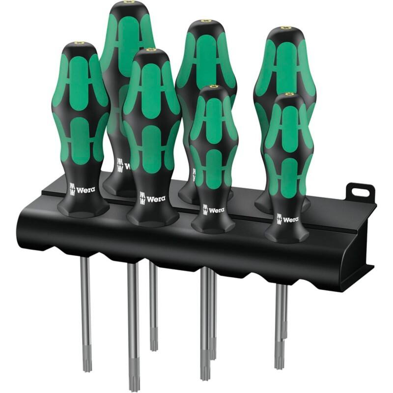 Wera Schraubendreherset 367/7 TORX HF Plu 5223161001 Schwarz, Grün