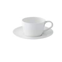 Nobel Fine Bone China Kaffeetasse Porzellan 160 ml Creme 24 Stück
