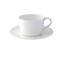 Nobel Fine Bone China Cappuccinotasse Porzellan 250 ml Creme 24 Stück