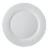 Nobel Fine Bone China Teller Porzellan 235 mm Creme 24 Stück