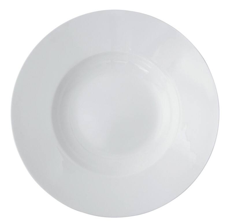 Nobel Fine Bone China Teller Porzellan 230 mm Creme 24 Stück