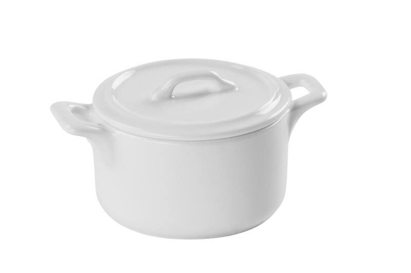 Nobel Bits & Bites Amusetöpfchen Porzellan 65 mm Creme 6 Stück