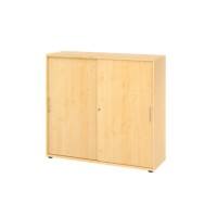 Hammerbacher Schrank V1753S/3/3/BS Ahorn 120 x 40 x 110 cm