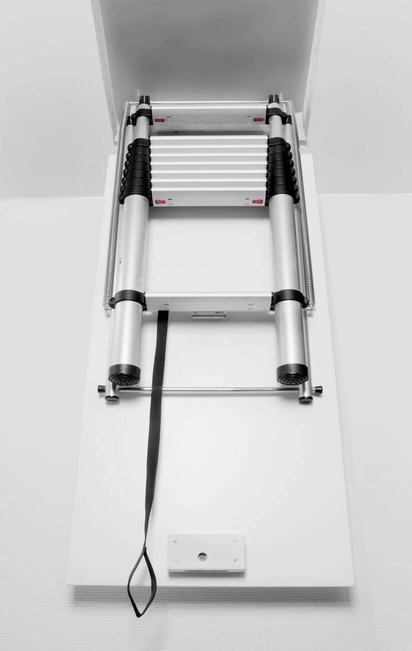TELESTEPS Bodentreppe Maxi Loft Line Silber 10 Stufen 3 m