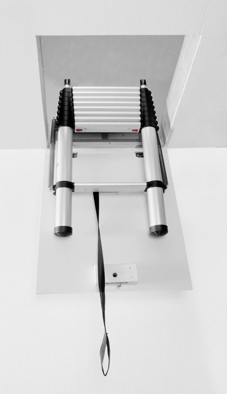 TELESTEPS Dachbodenleiter Mini Loft Line Silber 2,45 m