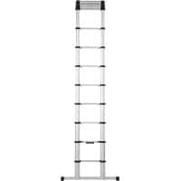 TELESTEPS Teleskopleiter mit Stabilisierungsstange Eco Line Silber 3,8 m