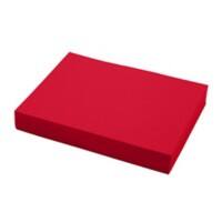 Tutorcraft Farbiges Papier DIN A4 225 g/m² Weihnachtsrot 100 Blatt