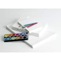 Tutorcraft DIN A2 Aquarellpapier Weiß 225 g/m² 25 Blatt
