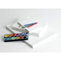 Tutorcraft DIN A3 Aquarellpapier Weiß 225 g/m² 50 Blatt