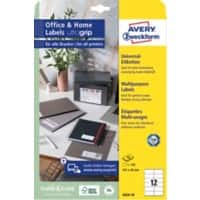 AVERY Zweckform Universaletiketten 3424-10 Ja DIN A4 Weiß 105 x 48 mm 10 Blatt à 12 Etiketten