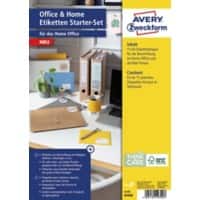 AVERY Zweckform Etiketten 49300 Ja DIN A4 Weiß 210 x 297 mm 15 Blatt
