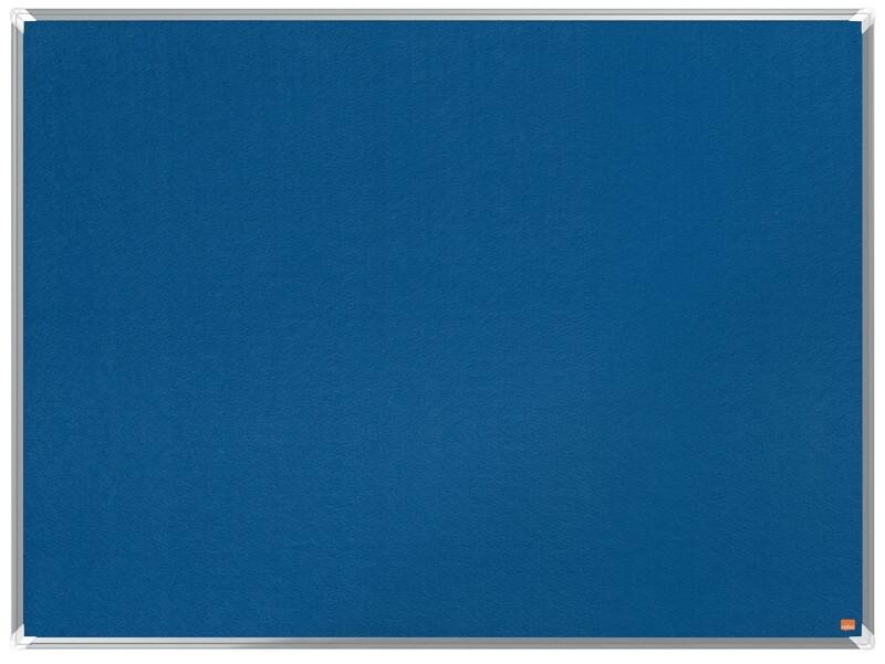 Nobo Premium Plus Pinnwand Filz 120 (B) x 90 (H) cm Blau