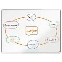 Nobo Premium Plus Whiteboard Wandmontiert Magnetisch Lackierter Stahl 1200 x 900mm