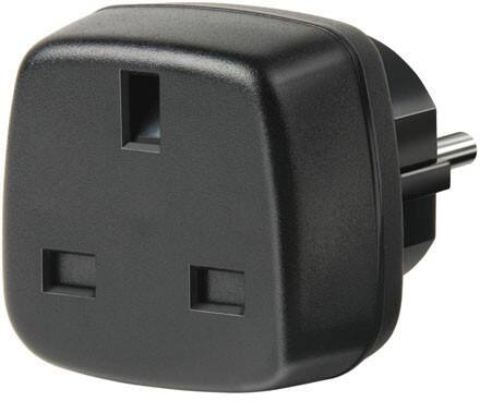 brennenstuhl 1508530 Reiseadapter für Euro Steckdose und England Stecker