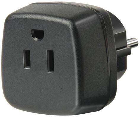 brennenstuhl 1508520 Reiseadapter Euro Steckdose und USA/Japan Stecker