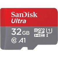 SanDisk Ultra-Speicherkarte 32 GB MicroSDHC Klasse 10 + SD-Adapter