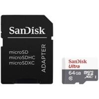 SanDisk Ultra Lite microSDHC UHS-I-Speicherkarte mit SD-Adapter 64GB Klasse 10 SDSQUNR-064G-GN6TA