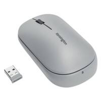 Kensington SureTrack Dual kabellose ergonomische Maus K75351WW optisch für Rechts- und Linkshänder Bluetooth/USB-A Nano-Empfänger Grau