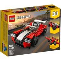 LEGO Creator 3-in-1 Sportwagen Spielzeugbausatz 31100 Bauset 6+ Jahre