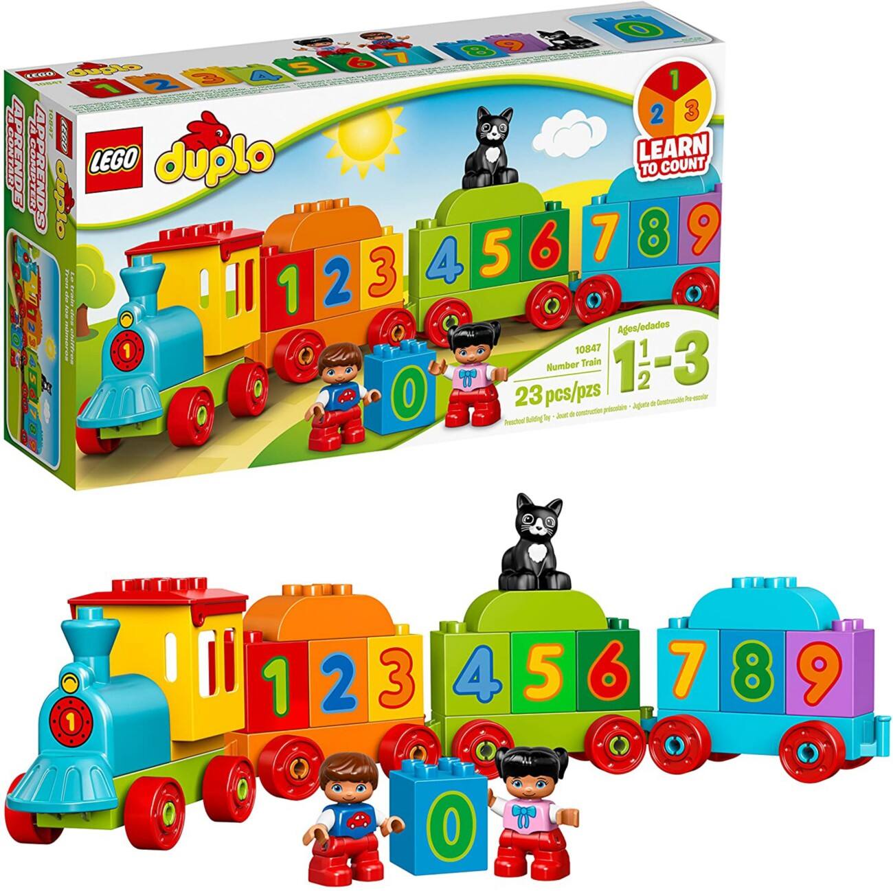 LEGO Duplo Nummer Zug 10847 Bauset 1.5+ Jahre