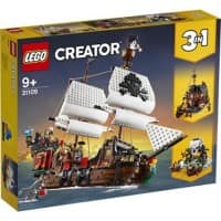 LEGO Creator 3-in-1 Piratenschiff Bau Spielzeug für Kinder 31109 Bauset 9+ Jahre
