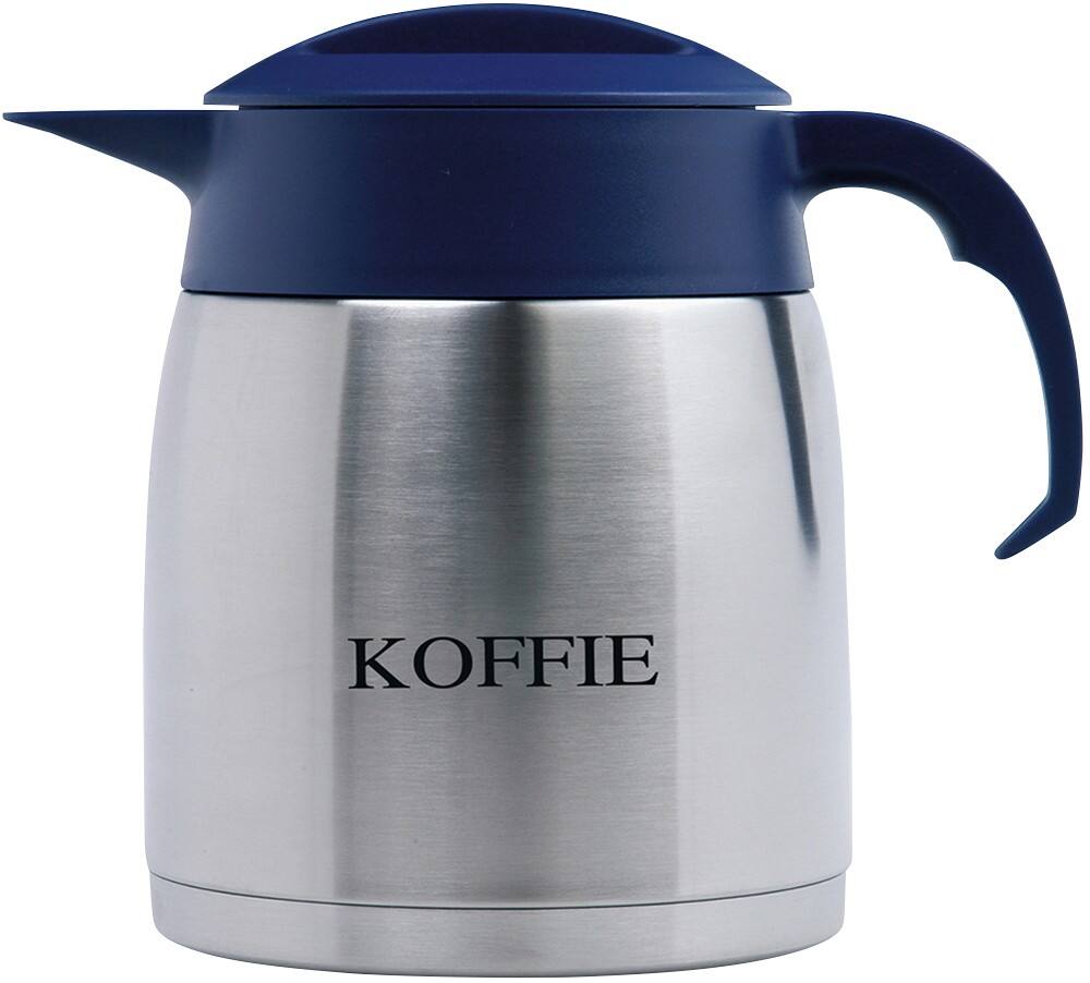 Vakuumbecher EasyClean 1,6 l Edelstahl Silber, Blau