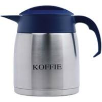 Vakuumbecher EasyClean 1,6 l Edelstahl Silber, Blau