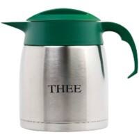 Vakuum Kanne EasyClean 1,2 l Edelstahl Silber, Grün