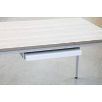 Bisley Tastaturablage Größe XL Weiß 110-150 x 400 x 250 mm