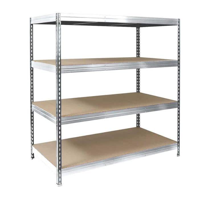 MAMMUT Schwerlastregal 4 Fachböden Stahl 1.800 x 600 x 2.000 mm Verzinkt