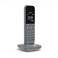 Gigaset DECT VoIP Telefon CL390HX S30852-H2962-B103 Dunkelgrau Schnurlos