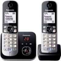 Panasonic DECT Telefon KX-TG6822GB Schwarz, Silber Schnurlos