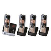 Panasonic DECT Telefon KX-TG6724GB Schwarz Schnurlos