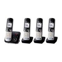 Panasonic DECT Telefon KX-TG6824GB Schwarz, Silber Schnurlos