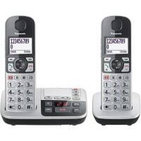 Panasonic DECT Telefon KX-TGE522GS Schwarz, Silber Schnurlos