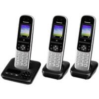 Panasonic DECT Telefon KX-TGH723GS Schwarz, Silber Schnurlos