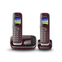 Panasonic DECT Telefon KX-TGJ322GR Weinrot Schnurlos