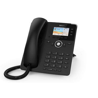 Snom VoIP Telefon D717 Schwarz Schnurgebunden